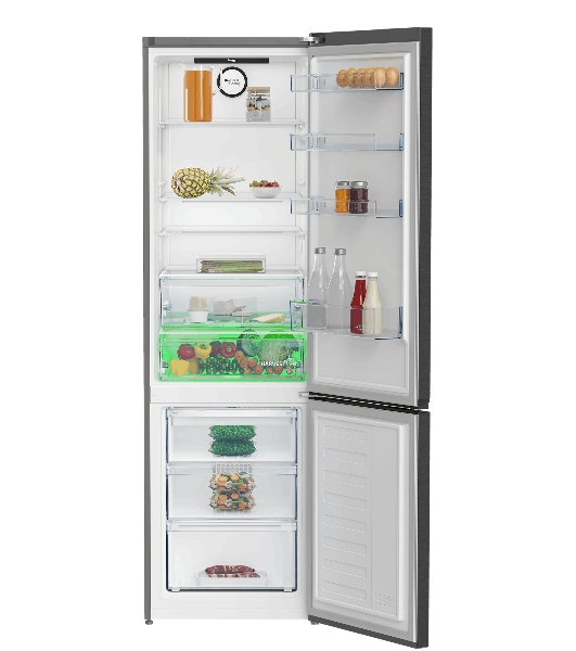 Холодильник Beko B3RCNK405HDXBR антрацит двухкамерный морозилка снизу, No Frost