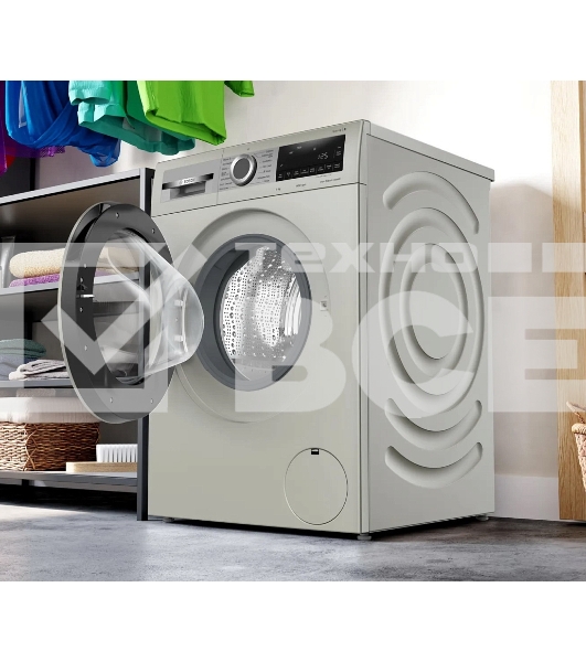 Стиральная машина Bosch Serie 4 WGA2440XME серебристый, загрузка фронтальная 9 кг, 1400 об/мин., класс: А+++