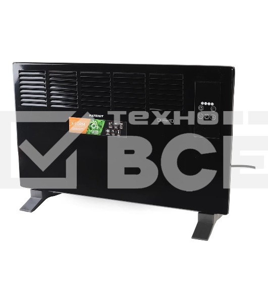 Конвектор Patriot PT-C 20 E черный, 2000 Вт, 20 м2, термостат, дисплей