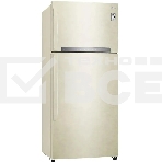 Холодильник LG GN-H702HEHL бежевый двухкамерный 376/155л морозилка сверху, Total No Frost, фото6