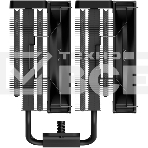 Кулер Ocypus Delta A62 BK ARGB Black 260W/ All Intel/ AMD AM*/ 2 fans / Screws, фото9