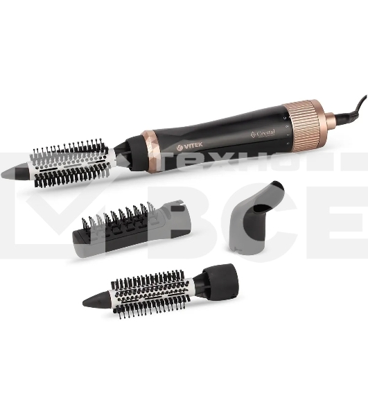 Фен-щетка Vitek VT-8243 черный