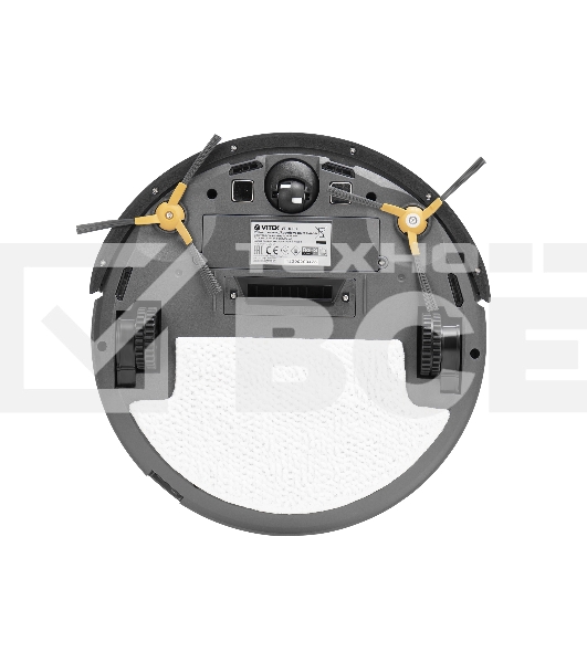 Пылесос-робот Vitek VT-1803 белый, Li-Ion, уборка влажная, пылесборник контейнер 0.2 л