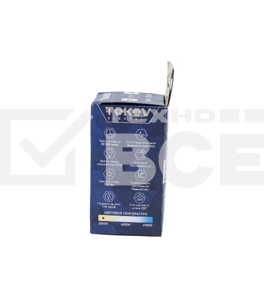 Лампа светодиодная TOKOV ELECTRIC TKE-A60-E27-10-3K 10 Вт А60 3000К Е27 175-265 В