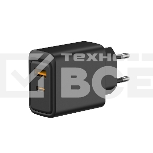 Сетевое зарядное устройство Rexant с портами USB-A и USB-C, 30Вт, черный