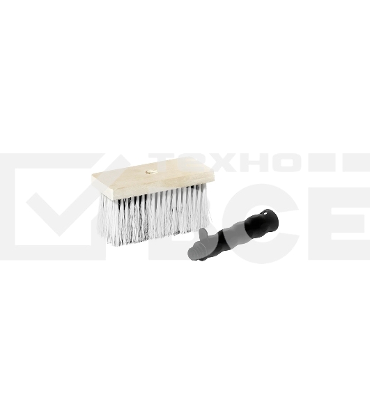 Кисть макловица Rexant 89-0402 180x80 мм искусственная щетина, деревянный корпус