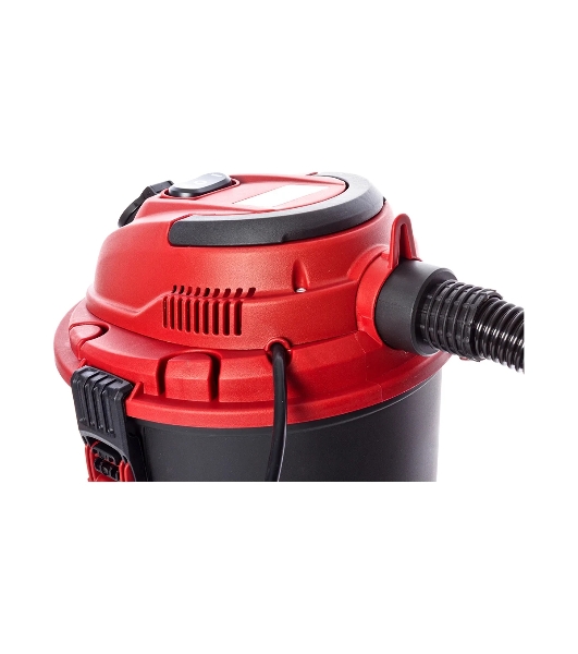 Пылесос строительный RedVerg RD-VC1200S-20P черный, 1200 Вт, уборка сухая/сбор воды, пылесборник бак/мешок, 20 л