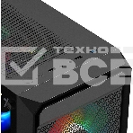 Компьютерный корпус XASTRA A303M 3FRGb Black mATX/Mesh/ tempered glass/2x140мм + 1x120мм FRGb fans/ A303M-2FC14F-1FC12F, фото5