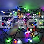 Гирлянда светод. Funray Минишарики, SE-MINI-110M, 10М,100LED,мульти(6цв.),темно-зел.шн.0,7м,контр,, фото 1