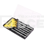 Набор прецизионных отвертокDeli DL3206 6 шт Набор прецизионных отверток из 6 предметов: 2 шт. Philips: PH1, PH04 шт. Шлиц: 1,4 мм, 2,0 мм, 2,4 мм, 3,0 мм. Cr-V. Черная отделка., фото2