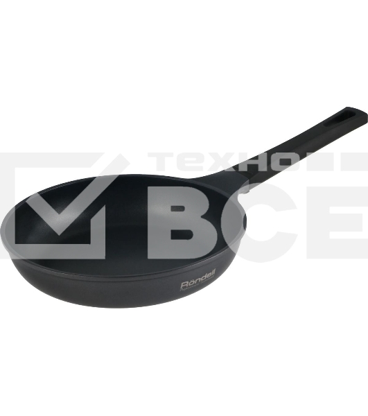 Сковорода Rondell Baselard RDA-2001 круглая 20 см покрытие: Xylan Plus ручка несъемная (без крышки) темно-серый