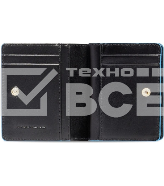 Кошелек женский Piquadro Blue Square PD6660B2R/N черный натур.кожа
