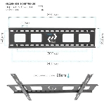 Кронштейн для LED/LCD Kromax STAR-1 черный Диагональ экрана (дюймы) 32'-90' Нагрузка (кг) 81 черный, фото5