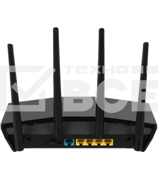 Роутер беспроводной Asus RT-AX57 AX3000 10/100/1000BASE-TX черный