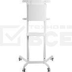 Стойка для телевизора Cactus CS-ST1146WT белый, 37'-70' макс. 70 кг, напольный, мобильный, фото3