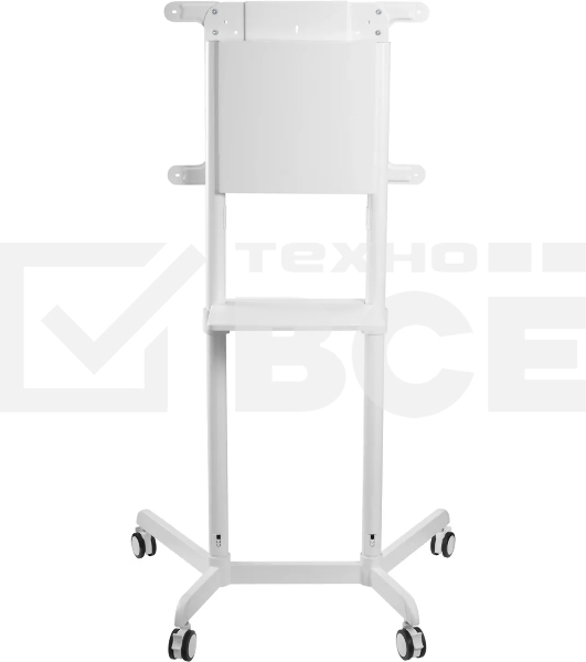 Стойка для телевизора Cactus CS-ST1146WT белый, 37'-70' макс. 70 кг, напольный, мобильный