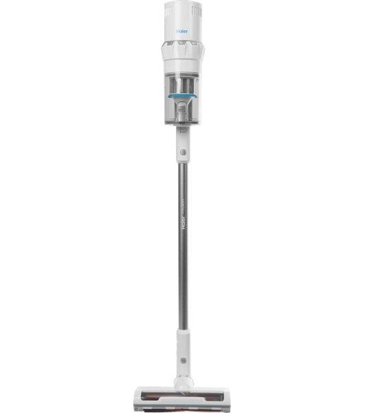 Пылесос вертикальный Haier HVC250 белый, питание от аккумулятора, 250 Вт, уборка сухая, пылесборник 0,5 л
