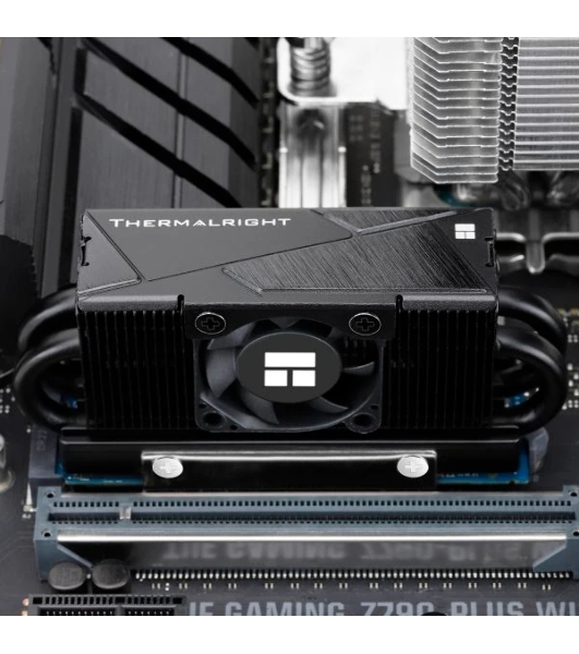 Радиатор для SSD Thermalright HR-10-2280-PRO-BL черный алюминий Ret