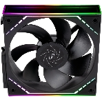 Кулер для корпуса Thermalright TL-M12QR Reverse (124x120x25mm, 4-pin PWM, ARGB, 47.6CFM, 23.2dBA, 1500RPM, черный), фото4