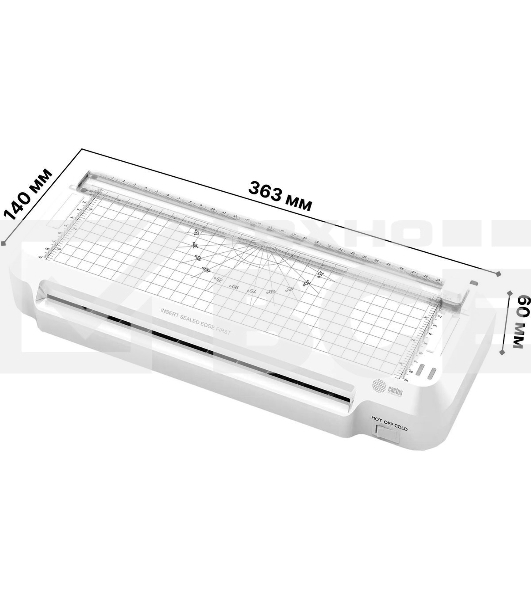 Ламинатор Cactus CS-LAB-F2 белый A4 (70-125мкм) 25 см/мин (2 вал.) хол. лам. лам. фото