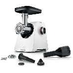 Мясорубка электрическая Bosch MFWS607W белый, 2100 Вт, 3.5 кг/мин, реверс, насадки - 4, фото 1