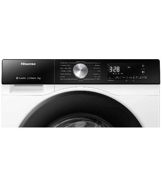Стиральная машина Hisense WF3S7021BWU белый, загрузка фронтальная 7 кг, 1200 об/мин, класс A+++