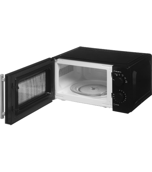 Микроволновая печь WILLZ MOS-1706MB черный, 17 л, 700 Вт, переключатели — поворотный механизм