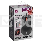 Мышь проводная Defender Omega MB-522 черный, 1600 dpi, USB, кнопки - 4, фото2