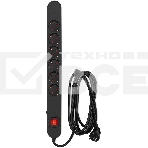 Сетевой фильтр Ippon NF-EU-3-16 3 м, 6 розеток, черный, коробка, фото5