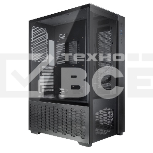 Компьютерный корпус Raijintek PAEAN PREMIUM 0R20B00208, black, Aluminum, ATX/MICRO ATX/MINI-ITX, USB3.0x2, Type Cx1, HD Audiox1