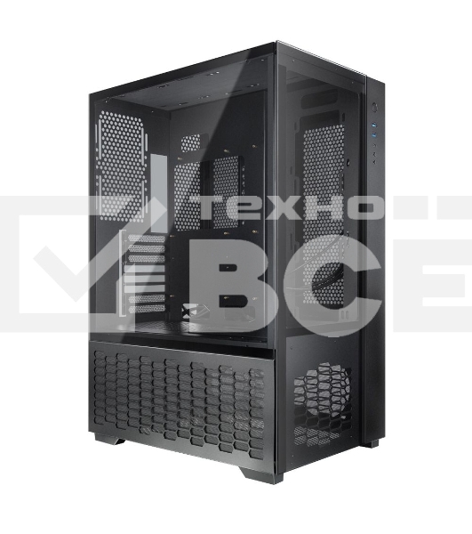 Компьютерный корпус Raijintek PAEAN PREMIUM 0R20B00208, black, Aluminum, ATX/MICRO ATX/MINI-ITX, USB3.0x2, Type Cx1, HD Audiox1