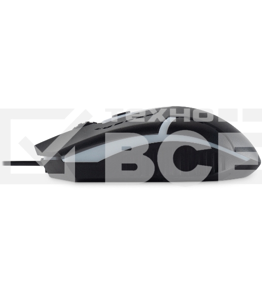 Мышь проводная Oklick 398G черный, 2400 dpi, USB, кнопки - 4