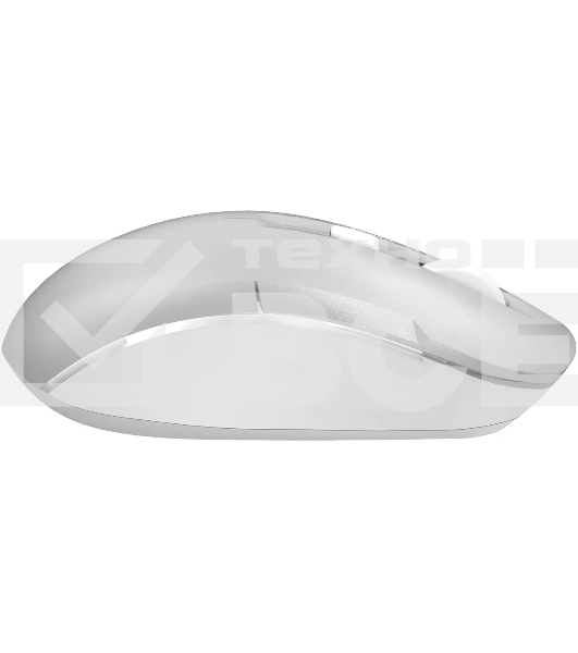 Мышь беспроводная A4Tech Fstyler FB26CS Air2 серебристый/белый, 2000 dpi, радиоканал, Bluetooth, USB, кнопки - 4