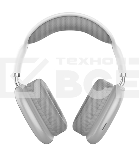Гарнитура Bluetooth QUMO Emotion (ВТ 0090)  MicroSD  AUX  накладная  Bluetooth 5.3  360 мА  10ч  серебро