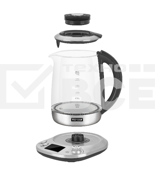 Чайник электрический Rondell RDE-1003 1.7л. 2200Вт
