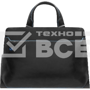 Сумка для ноутбука Piquadro Blue Square CA6590B2/N черный натур.кожа