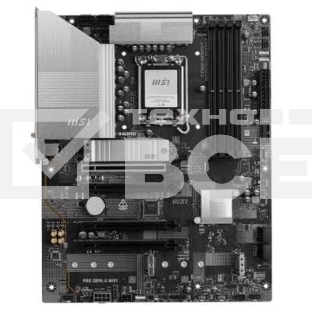Материнская плата MSI PRO Z890-S WIFI, LGA 1851, Intel Z890, 4xDDR5, 4xSATA, 3xM.2, 1xPCIe 5.0 x16, 2xPCIe 4.0 x4, 1xHDMI, 1xDP, 1xUSB-C Thunderbolt 4, 1xUSB-C 3.2 Gen 2x2, 1x 2.5Gb LAN, 6xUSB-A 3.2 Gen 1, 3x3.5 мм, 7.1, ATX