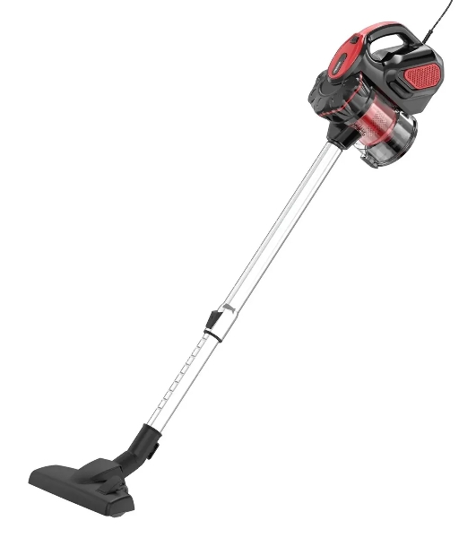 Пылесос ручной Starwind SCH1310 красный/черный, питание от сети, 120 Вт, пылесборник 0.6 л