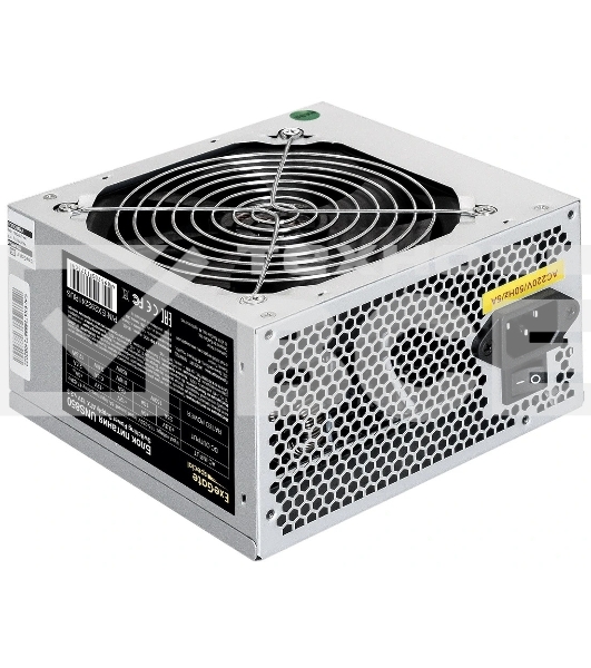 Блок питания ExeGate UNS850, 850W, ATX, SC, 12cm fan, 24pin, 2x(4+4)pin, 2xPCI-E, 5xSATA, 3xIDE, кабель 220V 1,8м с защитой от выдергивания