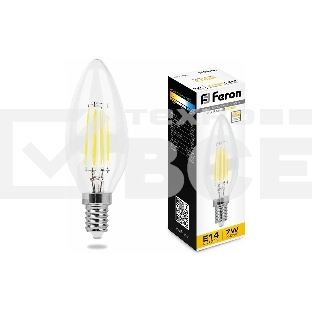 Лампа светодиодная FERON LB-166 (25870) 7W 230V E14 2700K