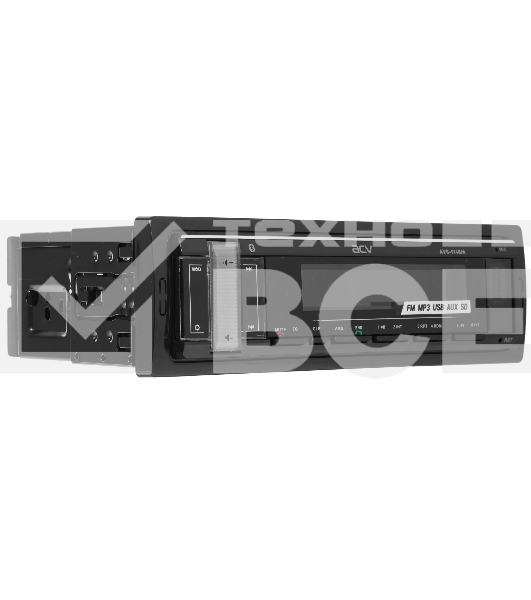 Автомагнитола ACV AVS-914BM 1DIN 4x50Вт