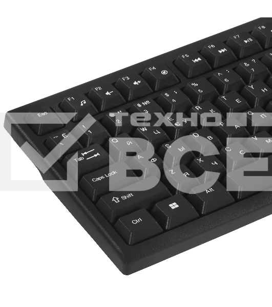 Комплект клавиатура + мышь проводной Genius KM-100SE клавиатура+мышь, USB. черный (31330009402)