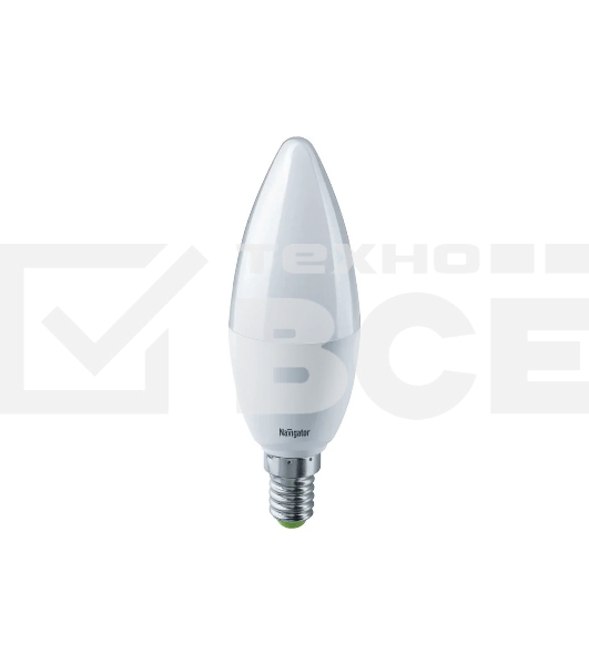 Лампа светодиодная Navigator NLL-C37-8.5-230-4К-E14-FR