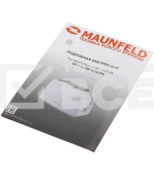 Тостер Maunfeld MFT-847BK