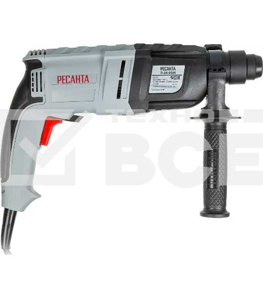 Перфоратор Ресанта П-24-650К SDS-plus уд.:2.8Дж 650Вт (кейс в комплекте)