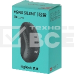 Мышь беспроводная Logitech M240 SILENT графитовый, 4000 dpi, Bluetooth, кнопки - 3, фото3