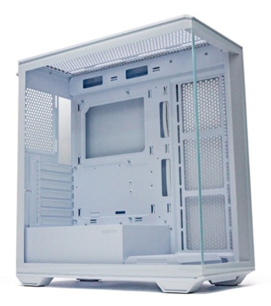 Корпус ATX Xastra Q600 6ARGB-C10-UC White без БП, боковая панель из закалённого стекла, USB 3, USB Type-C