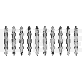 Бита двухстор. Gross PH2-PH1х45мм, сталь S2, 10шт.