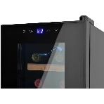 Винный шкаф ZÜGEL ZCWF123B черный, 32 л, 1 отсек, 12 бут., фото12
