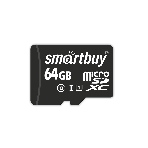 Флеш карта Micro SDHC 64Gb Smartbuy Class 10 UHS-1 (без адаптера), фото 1